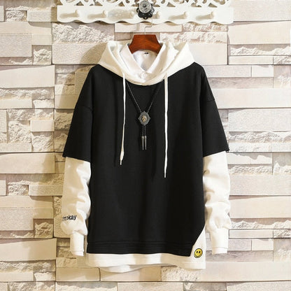 5XL Hoodies Sweatshirts Men Fake 2PAC Cotton Hooded Japanese Style Sweatshirt Mens Hip Hop Brown Causal Hoodiee Xxxtentacion-7